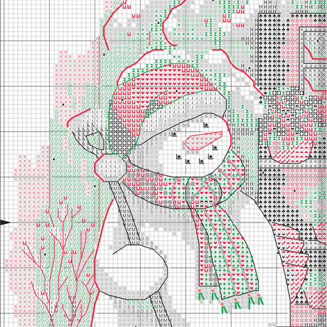 Dimensions Counted Cross Stitch Kit 'Garden Shed Snowman' 14 Count White Aida, 12'' x 14'' Dimensions