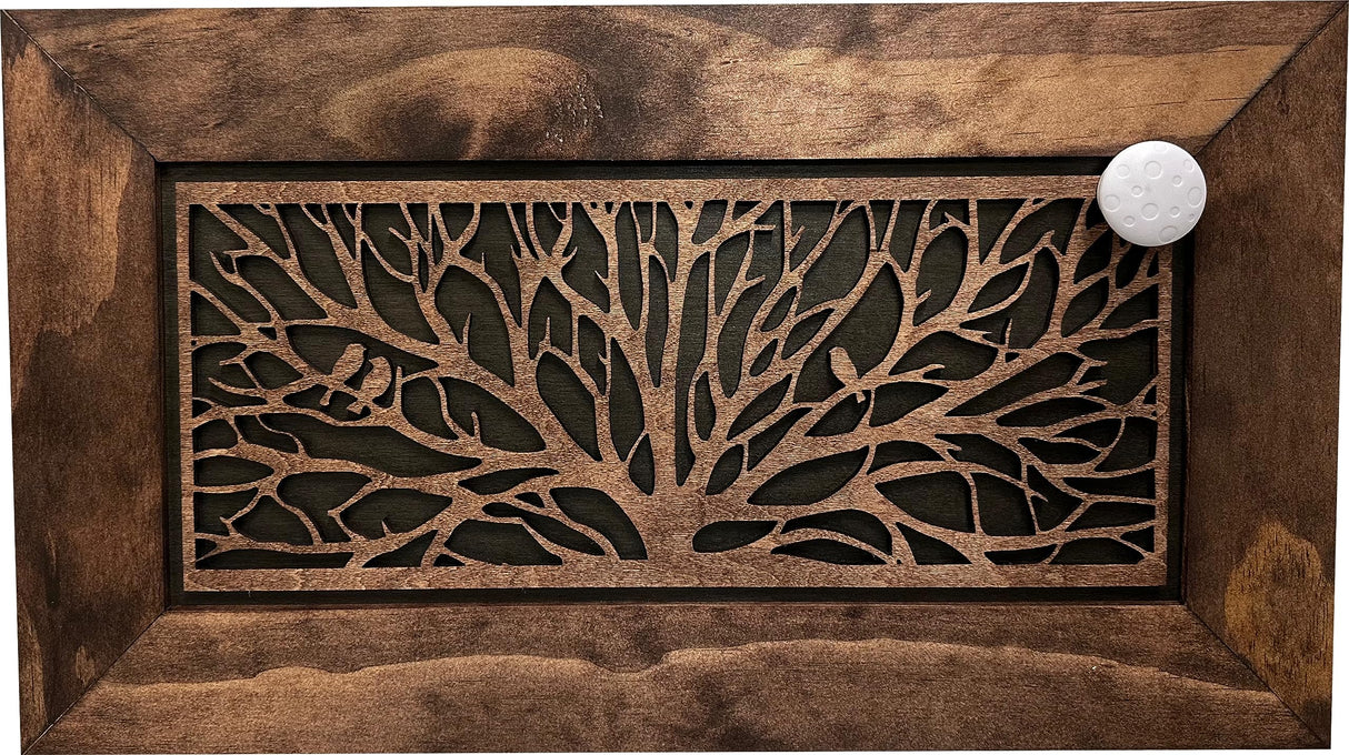 Hidden Gun Storage Cabinet Birds In A Tree Wall Decoration - Secure Wall Mountable Gun Safe by Bellewood Designs Bellewood Designs