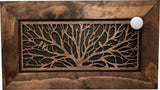 Hidden Gun Storage Cabinet Birds In A Tree Wall Decoration - Secure Wall Mountable Gun Safe by Bellewood Designs Bellewood Designs