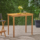 Christopher Knight Home Polaris Bar Table, Teak Finish Christopher Knight Home