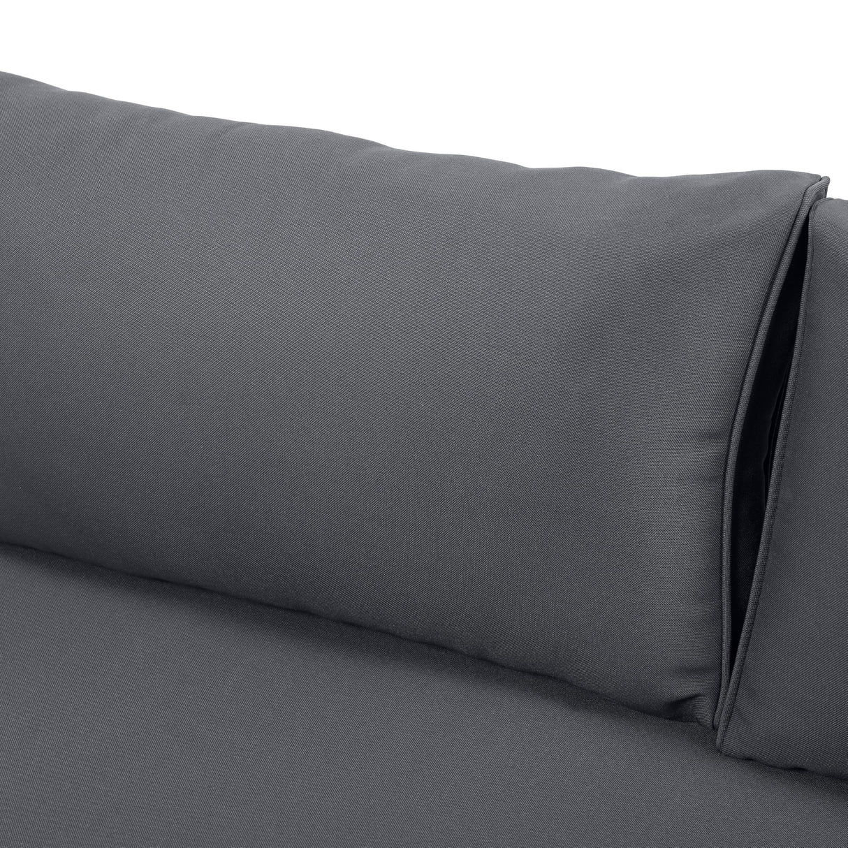 Merax 67.5" Outdoor Patio Daybed 3 Seater Sofa Bed,Acacia Wood Frame with Rattan Arm,Cushion & Pillow for Garden Merax