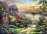 Ceaco - 8 in 1 Multipack - Thomas Kinkade - (2) Round 300 Piece, (4) 550 Piece, (1) 750 Piece (1) 1000 Piece Jigsaw Puzzles Ceaco