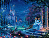 Ceaco - 4 in 1 Multipack - Thomas Kinkade - Disney Dreams Collection - Cinderella, The Lion King, Mickey and Minnie, & The Little Mermaid - (4) 500 Piece Jigsaw Puzzles , Blue Ceaco