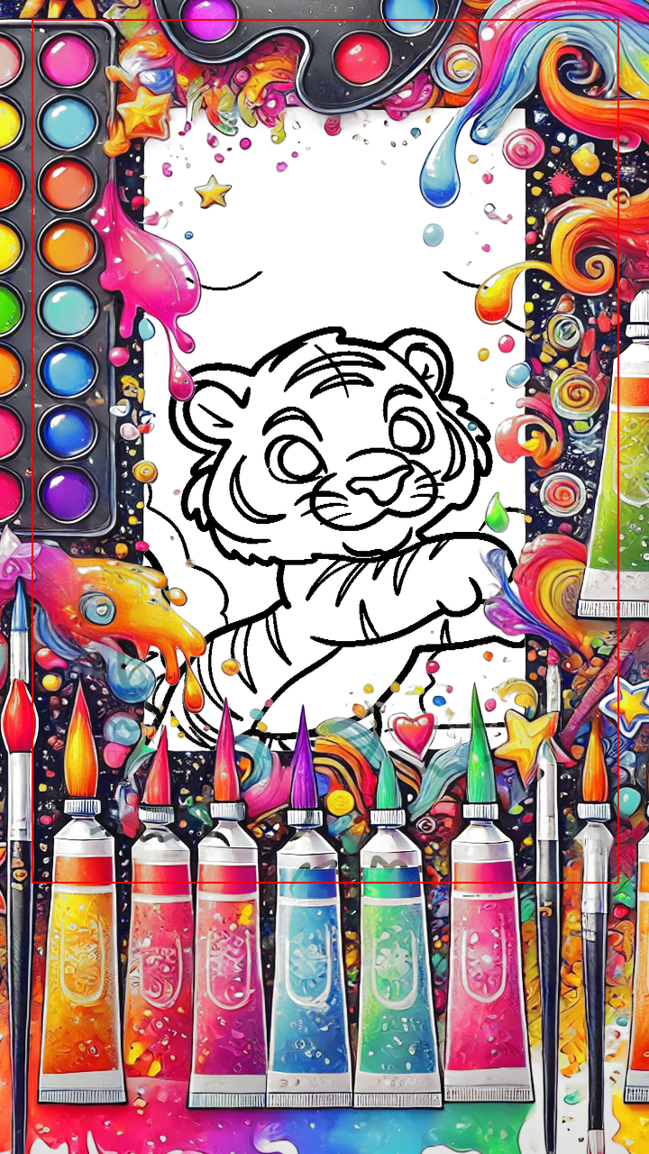 Tiger Coloring Book: Jungle Painting Games & Drawing Pad AnyReskin