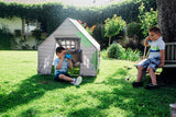 Pacific Play Tents 69790 Kids Tree House Hide-Away Wood Pole Frame Playhouse, 43" x 43" x 45", Green Pacific Play Tents