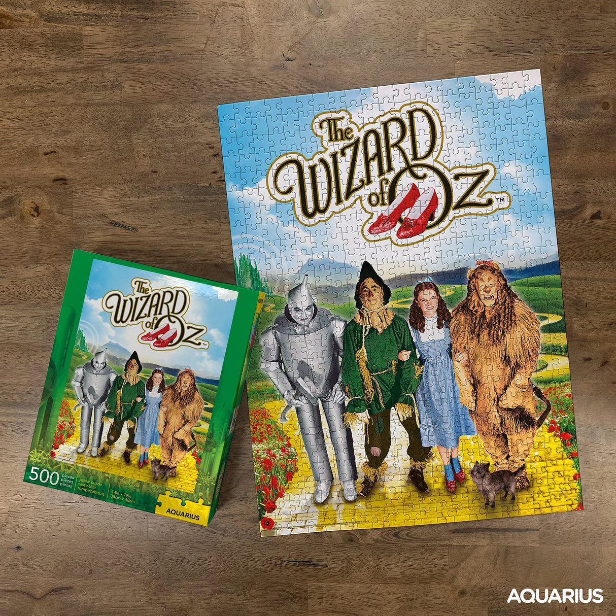 AQUARIUS Wizard of Oz Puzzle (500 Piece Jigsaw Puzzle) - Officially Licensed Wizard of Oz Merchandise & Collectibles - Glare Free - Precision Fit - 14 x 19 Inches AQUARIUS