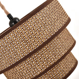 XININSUN Rattan Plug in Pendant Light Boho Wicker Lampshade Hanging Lights with Plug in Cord Plug in Chandelier for Bedroom Kitchen Dining Room Island XININSUN