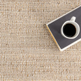 nuLOOM 7'6" x 9'6" Elfriede Jute & Cotton Hand Woven Area Rug, Natural, Solid Rustic Farmhouse Style, Weaved Design, Natural Fiber, For Bedroom, Living Room, Dining Room, Hallway, Office, Entryway nuLOOM