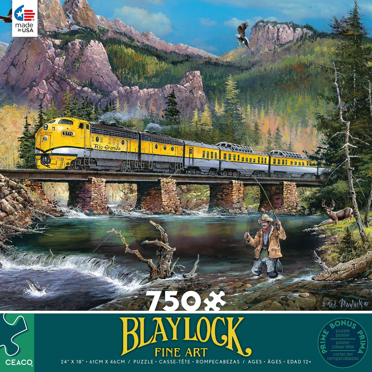 Ceaco - Ted Blaylock - Western Bound - 750 Piece Jigsaw Puzzle Ceaco