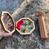 vidonio 2PCS Natural DIY Kaleidoscope Kit, New Wooden Magic Rotating Kaleidoscope Making Set for Nature Lovers, Best Gift, Outdoor Classic Handmade Education Toys for Kids vidonio