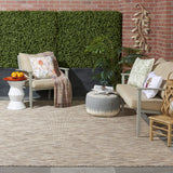 Nourison Positano Indoor-Outdoor Beige 8' x 10' Area Rug, Easy Cleaning, Non Shedding, Bed Room, Living Room, Dining Room, Backyard, Deck, Patio (8x10) Nourison
