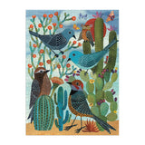 Galison Desert Avian Friends 1000 Piece Puzzle from Galison - 20" x 27" Beautifully Illustrated Puzzle from Geninne Zlatkis, Thick & Sturdy Pieces, Challenging Activity for Adults, Unique Gift Idea! Galison