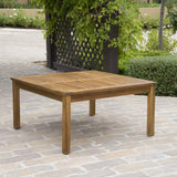 Christopher Knight Home Perla Outdoor Acacia Wood Coffee Table, Teak Finish ,Brown Christopher Knight Home
