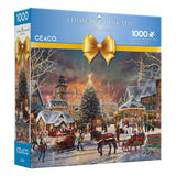 Ceaco - Thomas Kinkade - Holiday - Christmas Festival - 1000 Piece Jigsaw Puzzle Ceaco