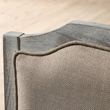 Roundhill Furniture Iris Turned Leg Wood Dining Chair, Set of 2, Weathered White Roundhill Furniture