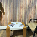 Dundee Deco 3D Wall Panels Wooden Effect - Cladding, Distressed Brown Wood Look Wall Paneling, Styrofoam Facing for Interior and Exterior Applications, DIY, Sample, Size 10 x 10 in. Dundee Deco