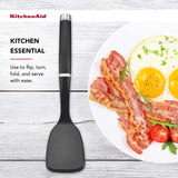 KitchenAid Gourmet Nylon Short Turner, One Size, Matte Black KitchenAid