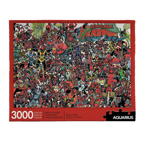 Aquarius Marvel Puzzle Deadpool (3000 Piece Jigsaw Puzzle) - Officially Licensed Marvel Merchandise & Collectibles - Glare Free - Precision Fit - 32 x 45 Inches AQUARIUS
