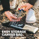 MalloMe Smores Sticks for Fire Pit Long - Marshmallow Roasting Sticks Smores Kit - Smore Skewers Hot Dog Fork Campfire Cooking Equipment, Camping Essentials S'mores Gear Outdoor Accessories 32" 5 Pack MalloMe