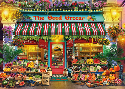 Ceaco - Gary Walton - Shop Windows - Good Grocer - 1000 Piece Jigsaw Puzzle