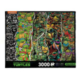 AQUARIUS TMNT Timeline 3000pc Puzzle (3000 Piece Jigsaw Puzzle) - Glare Free - Precision Fit - Officially Licensed Teenage Mutant Ninja Turtles Merchandise & Collectibles - 42x35 Inches AQUARIUS