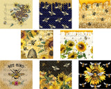 Bumble Bee Tumbler Sublimation Prints-Ready To Press Prints Bundle Generic
