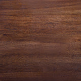 SIMPLIHOME Skyler SOLID MANGO WOOD and Metal 48 inch Wide Rectangle Modern Industrial Coffee Table in Dark Cognac Brown, for the Living Room and Family Room SIMPLIHOME