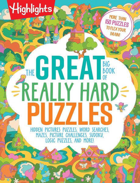 The Great Big Book of Really Hard Puzzles (Great Big Puzzle Books) WoodArtSupply