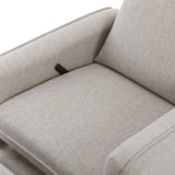 DaVinci Penny Recliner and Swivel Glider in Performance Grey Eco-Weave, Water Repellent & Stain Resistant, CertiPUR-US Certified DaVinci