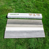 Luxdecor Real Wood Wall Planks for Wall- White Shiplap Boards 5" Peel and Stick Shiplap Boards 10 Pieces Wall Shiplap Planks Board 12.5 Sq Ft Luxdecor