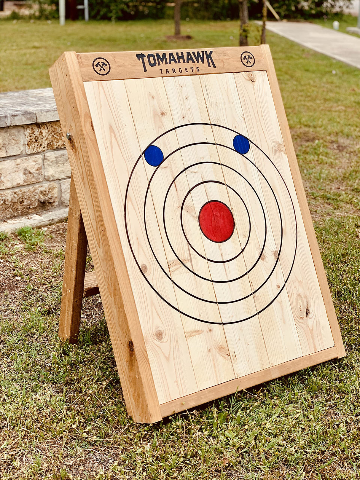 Generic 4 Ring Foldable Axe and Knife Throwing Target - Tomahawk Targets Generic