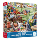 Ceaco - Paws Gone Wild - Kitty Chaos - 500 Piece Jigsaw Puzzle Ceaco