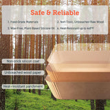 COSORI Air Fryer Liners, 100 PCS Square Disposable Paper Liners, Non-Stick Silicone Oil Coating, Little to No Cleaning, 7.9" Unbleached Food Grade, Resistant to 465°F, Thickened Not Easy to Break COSORI