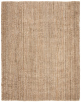 SAFAVIEH Area Rug 8x10 - Natural Fiber Collection - Large - Natural Brown, Handmade Jute, Farmhouse Style, Chunky Textured Thick Pile (NF447A) SAFAVIEH