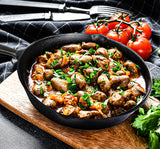 Utopia Kitchen Saute Fry Pan - Pre-Seasoned Cast Iron Skillets Set 3-Piece Frying Pan comprised of 6", 8", and 10" Cast Iron Pan - Easy Use in the Oven, Stove, Grill, or Campfire - Black Utopia Kitchen