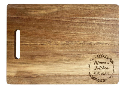 Custom Engraved Wooden Cutting Board Charcuterie Cheese Board Personalized with Custom Text or Message Acacia Wood (10 X 14) - WoodArtSupply