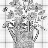 Dimensions 72-76319 Watering Can Counted Cross Stitch Kit for Beginners, 6" D, Multicolor, 5pcs Dimensions