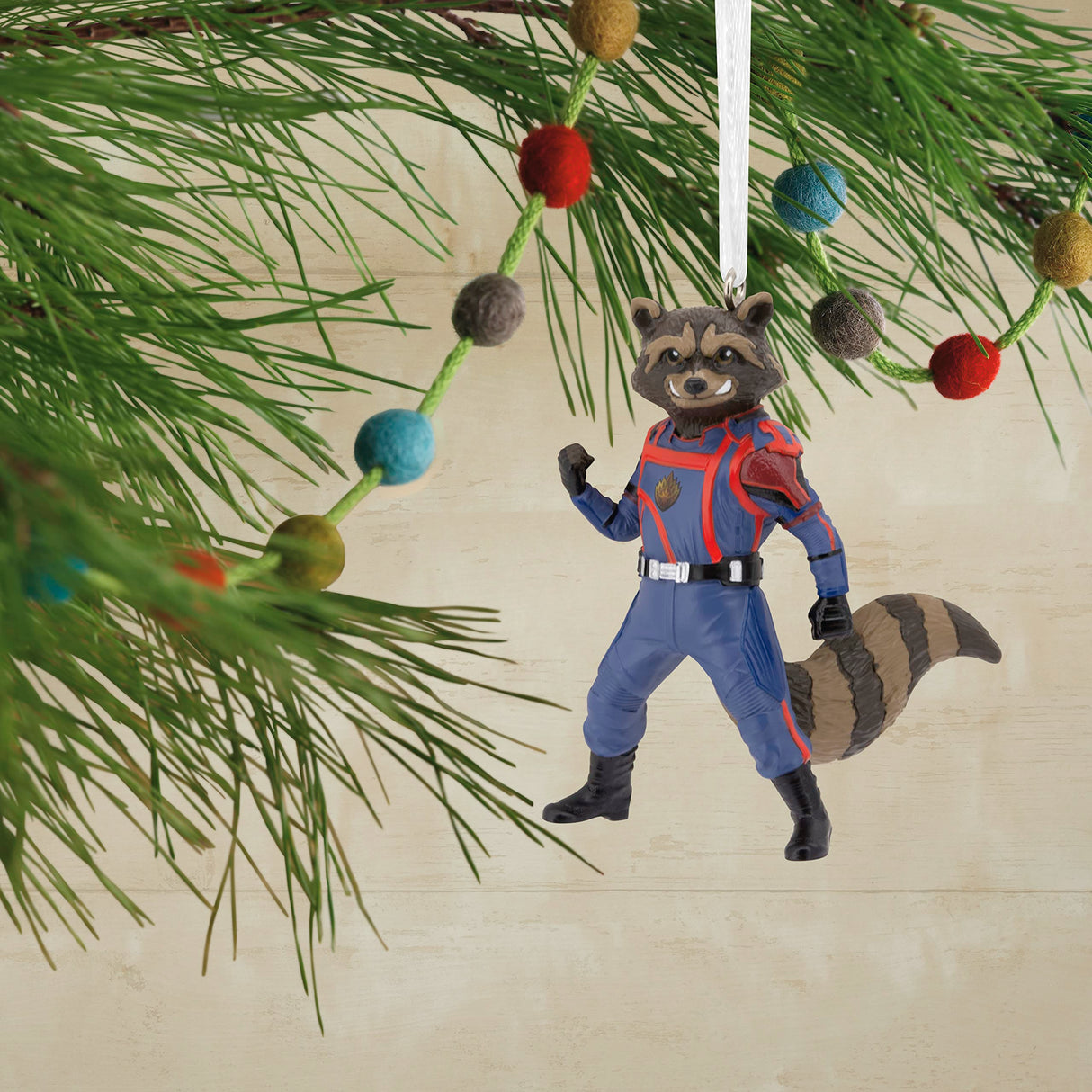 Hallmark Marvel Studios Guardians of The Galaxy Vol. 3 Rocket Christmas Ornament Hallmark