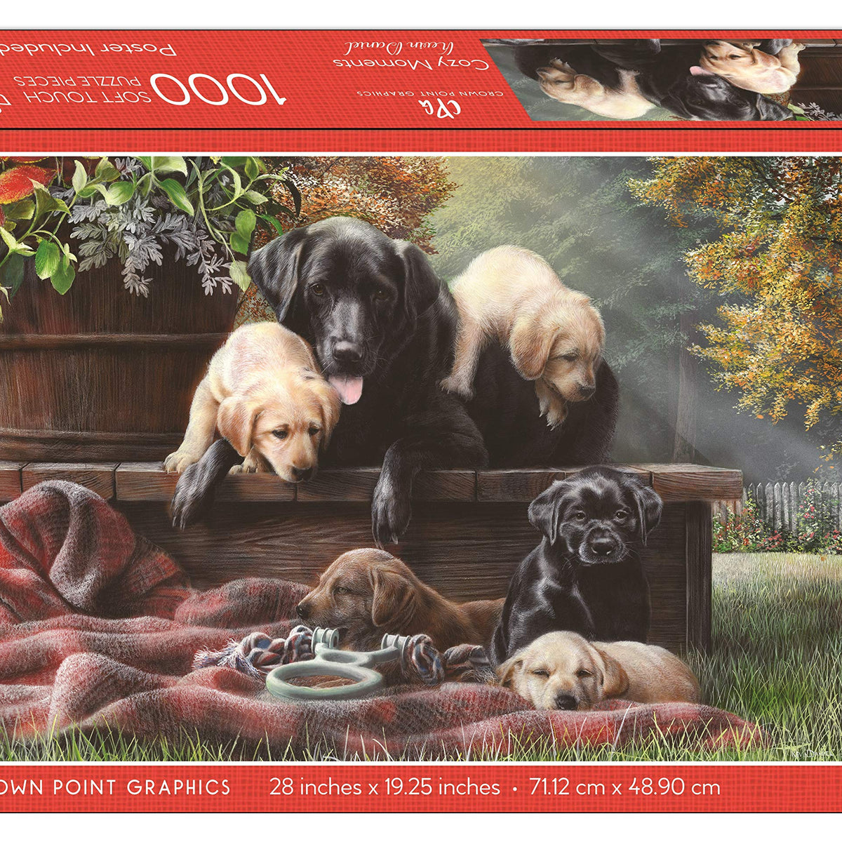 Crown Point Graphics Cozy Moments - 1000 Piece Jigsaw Puzzle - Artist ...