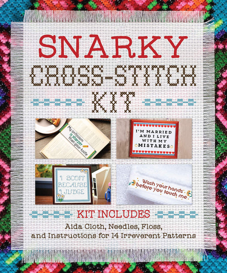 Snarky Cross-Stitch Kit Publications International, Ltd.