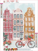 LIULIMI DIY 5D World Landscape Diamond Painting Kit, Diamond Art Kit, Round Diamond Art Full Diamond Cartoon Style 12 X 16 in (Romantic Castle) LIULIMI