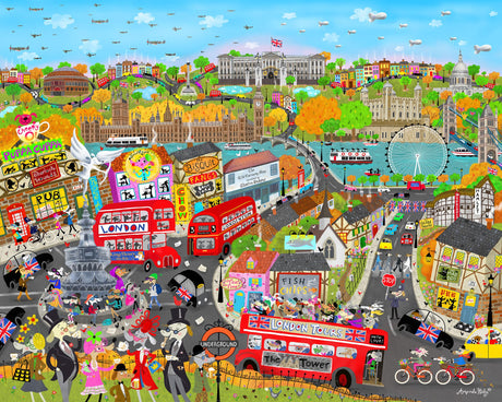 Ceaco - London Dogs - 1000 Larger Sized Piece Jigsaw Puzzle Ceaco