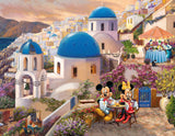 Ceaco - 4 in 1 Multipack - Thomas Kinkade - Disney - Mickey & Minnie - (4) 500 Piece Jigsaw Puzzles Ceaco