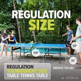JOOLA Outdoor Table Tennis Table, Blue, Size: One size JOOLA