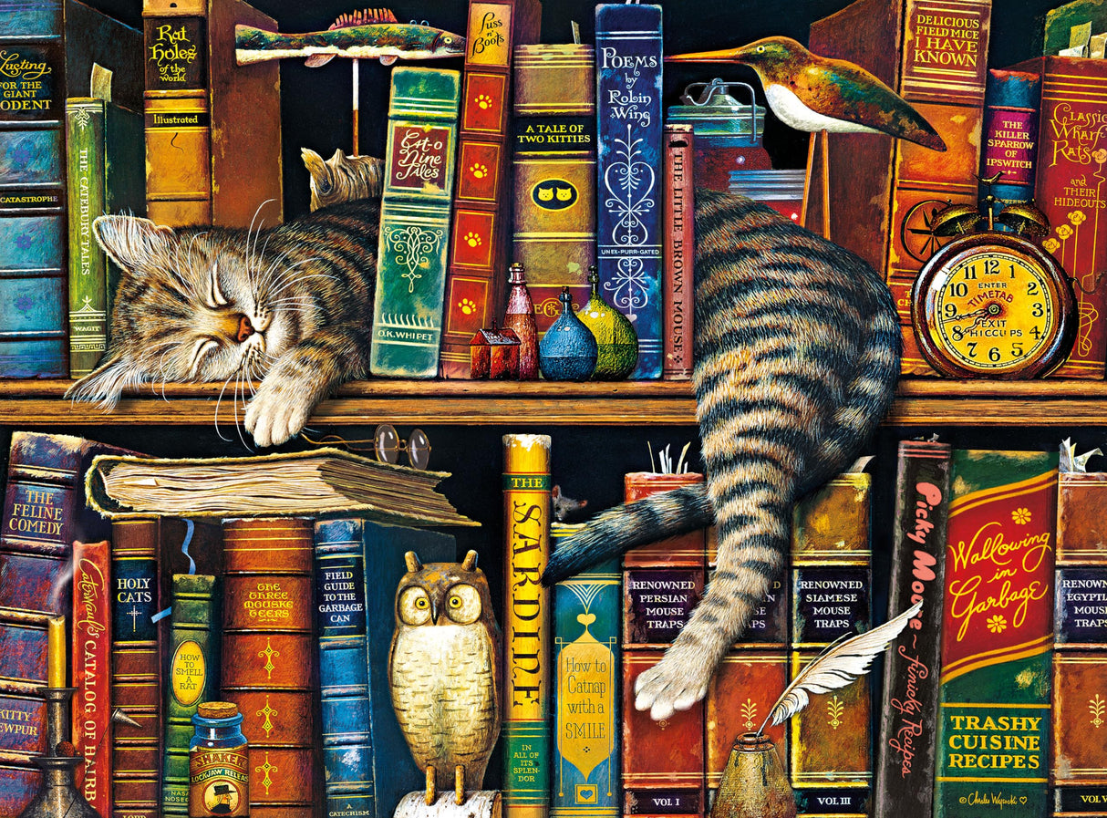 Buffalo Games - Charles Wysocki - Frederick The Literate - 1000 Piece Jigsaw Puzzle for Adults -Challenging Puzzle Perfect for Game Nights - Finished Size is 26.75 x 19.75 Buffalo Games