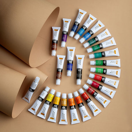 Royal & Langnickel GOU24 Gouache Color Artist Tube Paint, 12ml, 24-Pack Royal & Langnickel