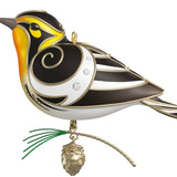 Hallmark Keepsake Christmas Ornament 2025, The Beauty of Birds Blackburnian Warbler, Gifts for Nature Lovers Hallmark Keepsake