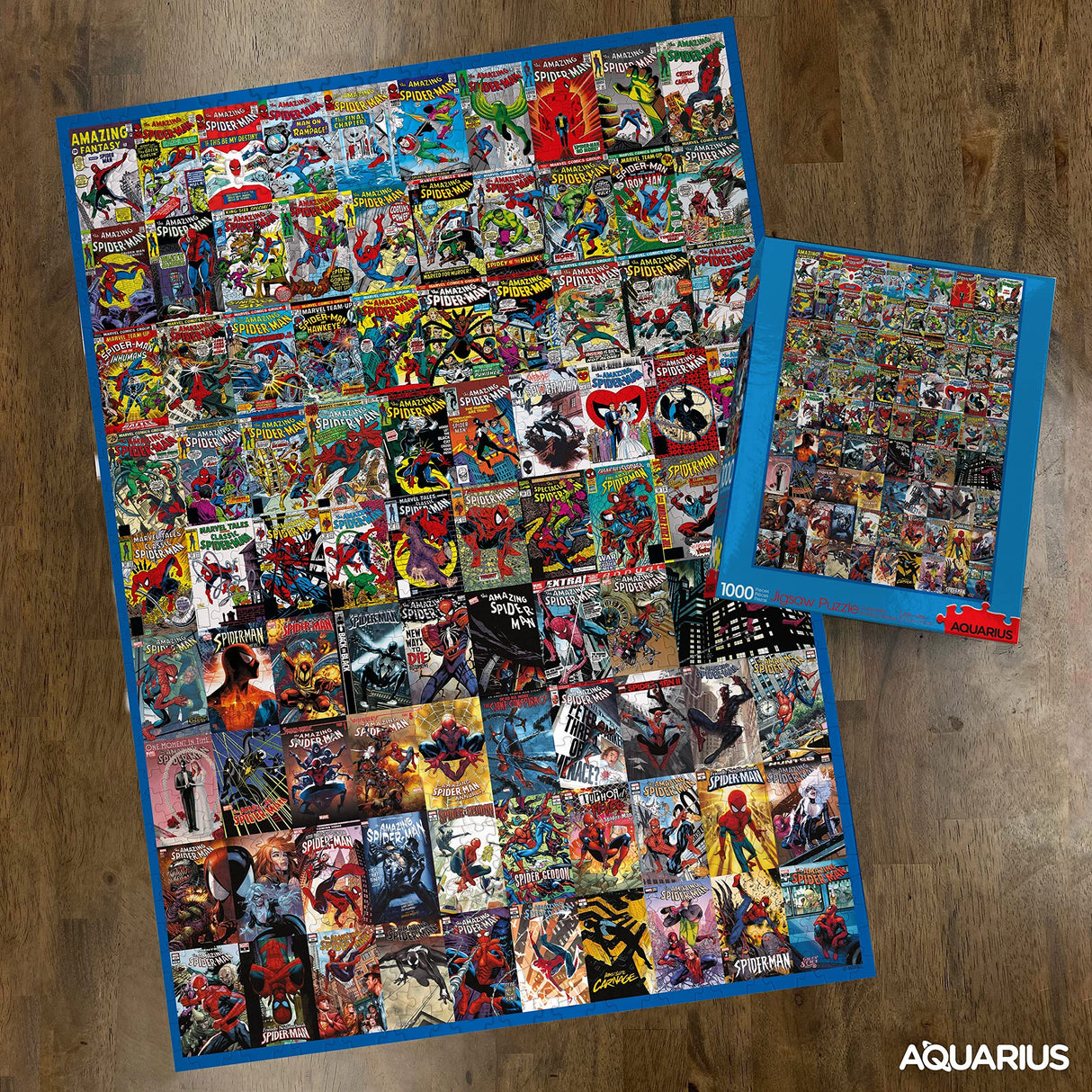 AQUARIUS Marvel Spider-Man Puzzle (1000 Piece Jigsaw Puzzle) - Glare Free - Precision Fit - Officially Licensed Marvel Merchandise & Collectibles - 20 x 28 Inches AQUARIUS