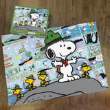 AQUARIUS Peanuts Snoopy Beagle Scouts - Comic 1000 Piece Jigsaw Puzzle(1000 Piece Jigsaw Puzzle) - Glare Free - Precision Fit - Officially Licensed Peanuts Merchandise & Collectibles - 20x28 Inches AQUARIUS