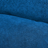 3 in 1 Convertible Pull Out Sleeper Sofa Couch Bed, 56.3" Velvet Futon Loveseat Lounge Chaise Recliner Sofabed with Adjustable Backrest & Cupholders and Cloud Cushions Eafurn